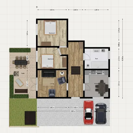 Apartmán Apartmenthaus Achener Hof